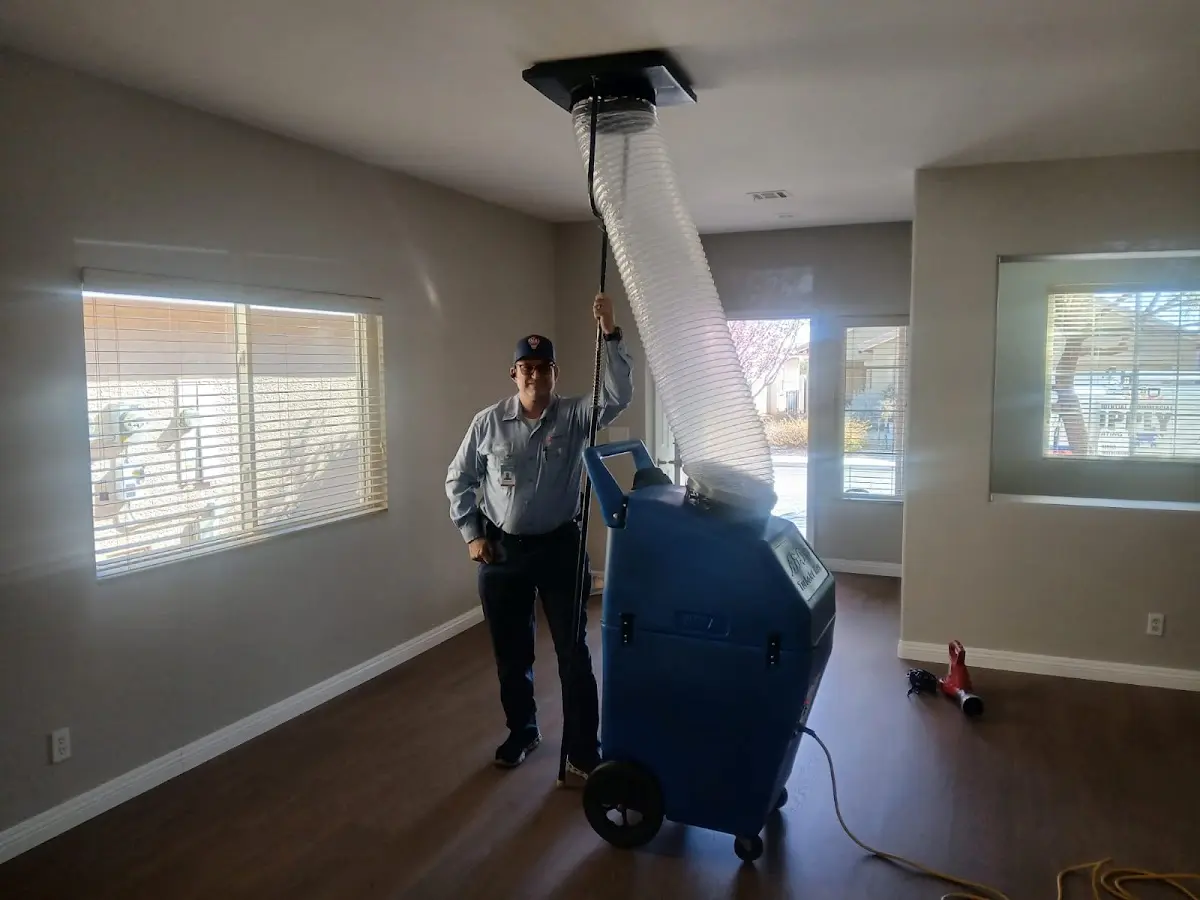 Professional Dryer Vent Cleaning work inside a Falls home